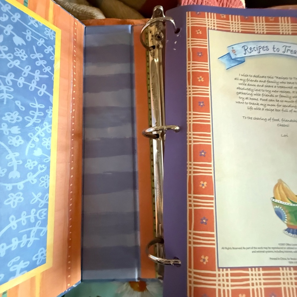 Recipes to Treasure - a Colorful Recipe Book Keepsake by Lori Siebert - Picture 4 of 9